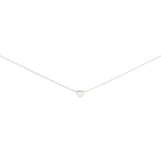 Sterling Silver Mini Heart Choker Necklace