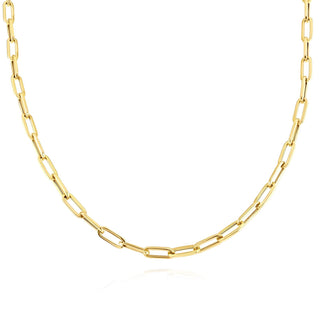 18k Gold Plated Paperclip Chain