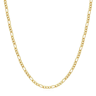 18k Gold Plated Figaro Chain