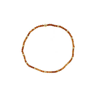 Orange Garnet Stretch Bracelet