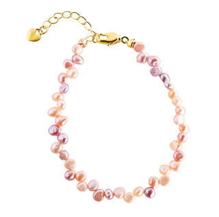 Multi Coloured Freshwater Pearl Bracelet