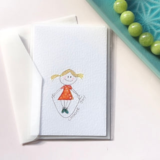 Original Hand Painted Watercolour Keepsake Gift Card | Choose Joy