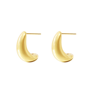 Chunky Teardrop Stud Earrings