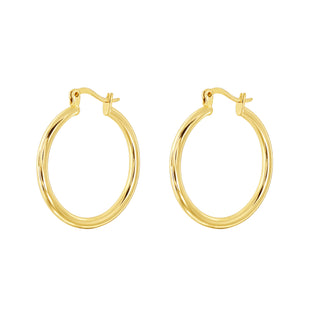 Gold Hoop Earrings 2.5cm