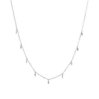 Sterling Silver Little Spears Charm necklace