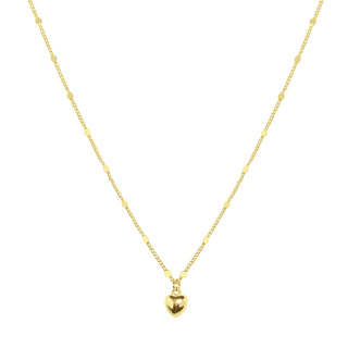 Gold Love Heart Necklace