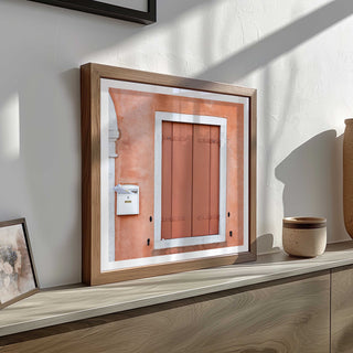 Weathered Terracotta Walls- Digital Print